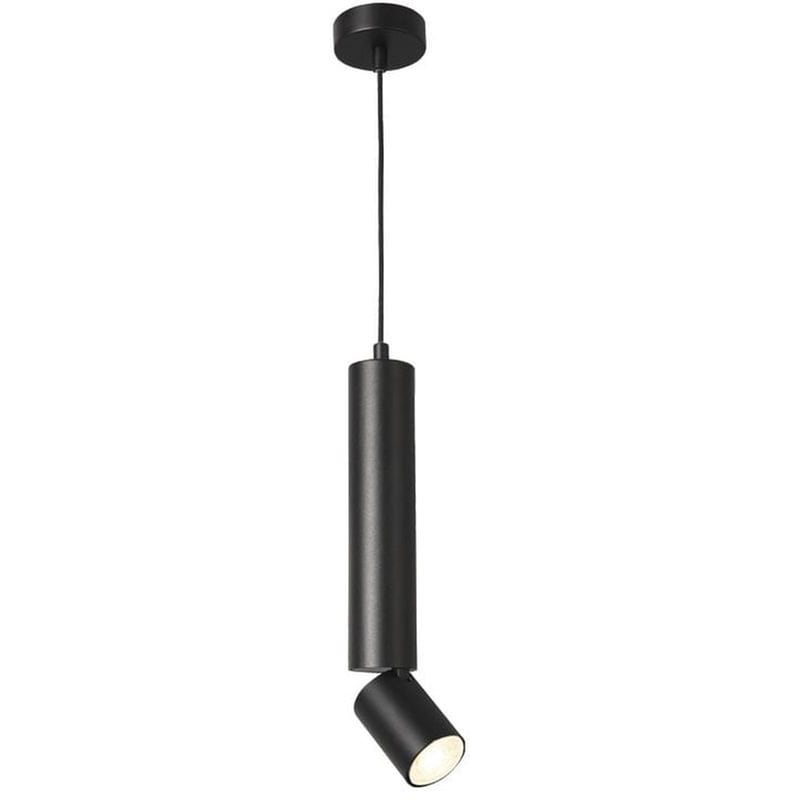 ACA DECOR Φωτιστικό Οροφής Μονόφωτο Aca Babel από Αλουμίνιο Φ5.6x25-120 cm - Μαύρο