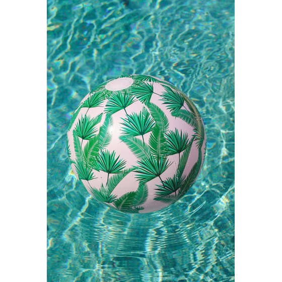 Φουσκωτή Μπάλα Παραλίας Sunny Life Kasbah - Πράσινη/Λευκή image 3