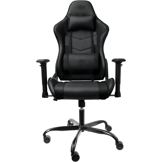 Gaming Καρέκλα Deltaco GAM-096 από Τεχνητό Δέρμα - Μαύρη image 2