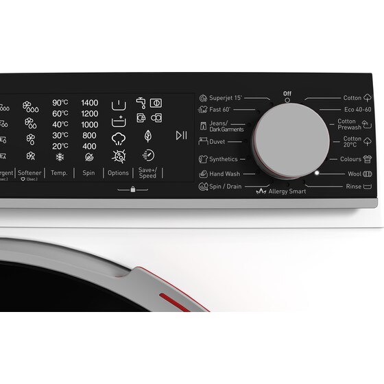 SHARP ES-DNFL014CWDA-EE 10 kg 1.400 Στροφές Λευκό Πλυντήριο Ρούχων image 8