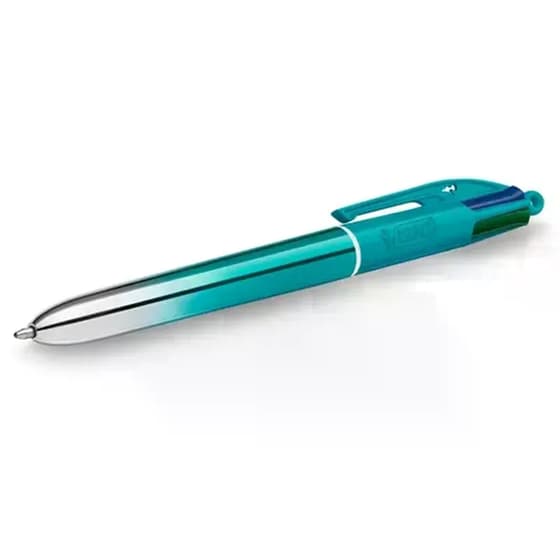 Στυλό Διαρκείας Bic 4 Χρωμάτων Smooth Grad Teal 1.0mm image 2