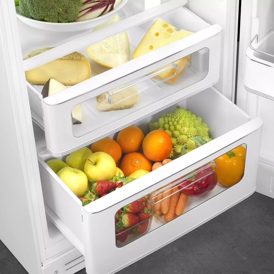 SMEG FAB30RWH6 294 Lt Λευκό Δίπορτο Ψυγείο image 5