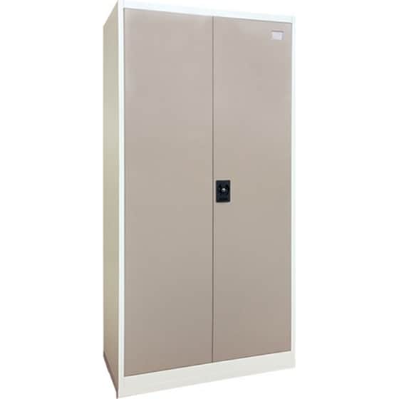 Ντουλάπα Steelen Δίφυλλη Μεταλλική 70x40x171cm - Καφέ/Μπεζ image 0