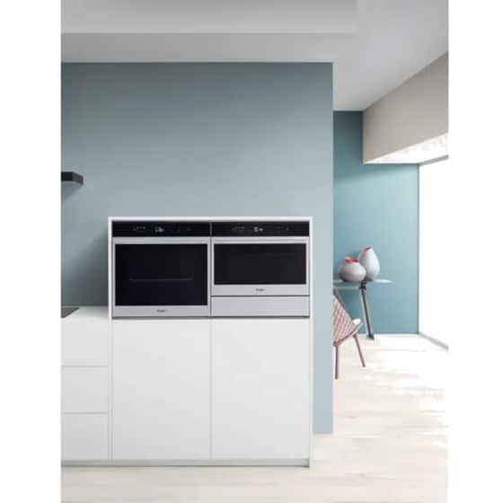 WHIRLPOOL W7 OM4 4S1 H 73 Lt Inox Εντοιχιζόμενος Φούρνος Άνω Πάγκου image 3