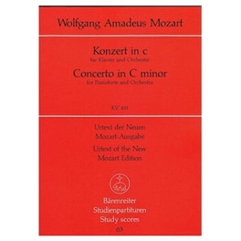 Βιβλίο Για Σύνολα Barenreiter Mozart - Concerto In C Minor Kv491 Piano [pocket Score]