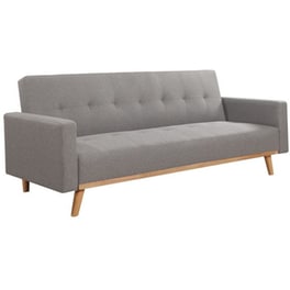 Τριθέσιος Καναπές Woodwell Carlos 200x94cm- Γκρι