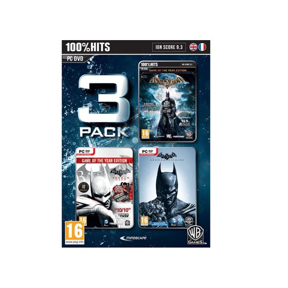 Batman Triple Pack (Arkham Asylum/City/Origins) - PC Game image 0