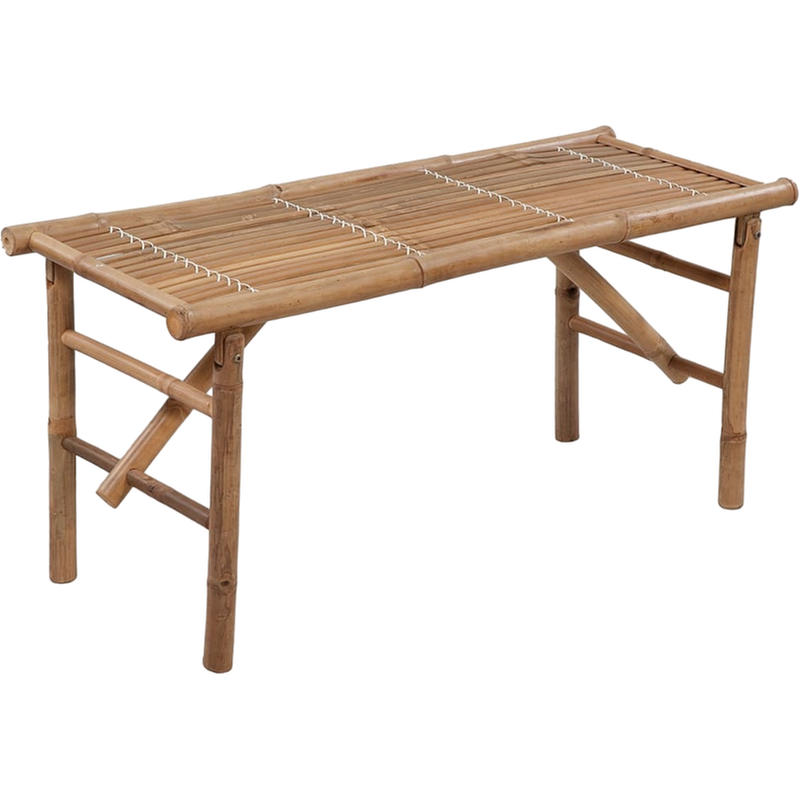 VIDAXL Παγκάκι Κήπου VidaXL Πτυσσόμενο από Μπαμπού 118x38x45cm - Καφέ
