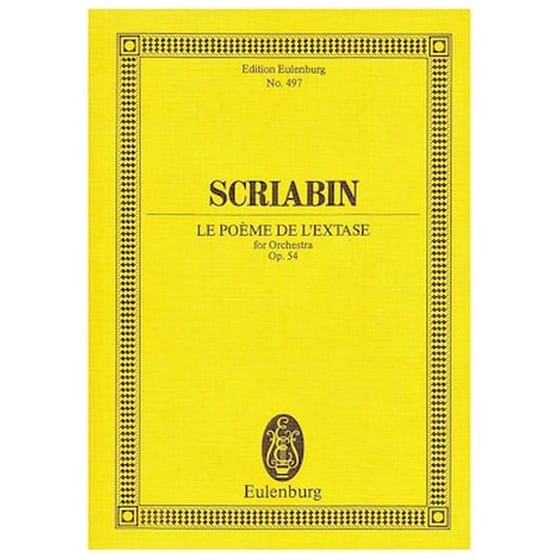 Scriabin - La Poeme De L' Extase [pocket Score] image 0