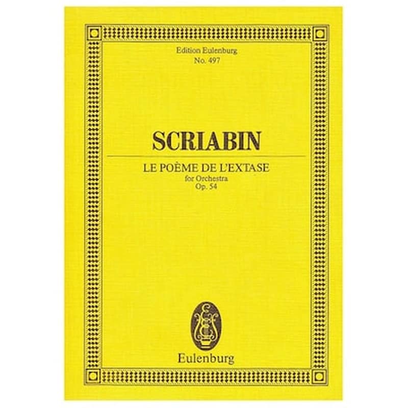 Scriabin – La Poeme De L Extase [pocket Score]