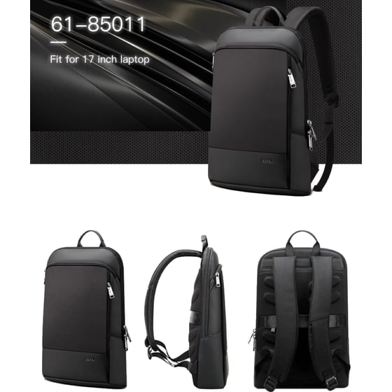 Τσάντα Laptop Bopai 61-85011 17" Αδιάβροχη - Μαύρο image 1