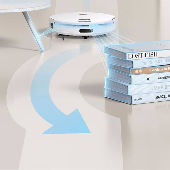 ROHNSON MAMBA RM-05 για Σκούπισμα και Σφουγγάρισμα με Χαρτογράφηση Χώρου Λευκό Σκούπα Ρομπότ image 11