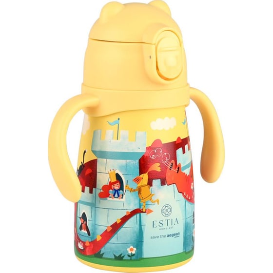 Παιδικός Θερμός Estia Home Art Bubble Save the Aegean Fortress Dragon 300ml image 1