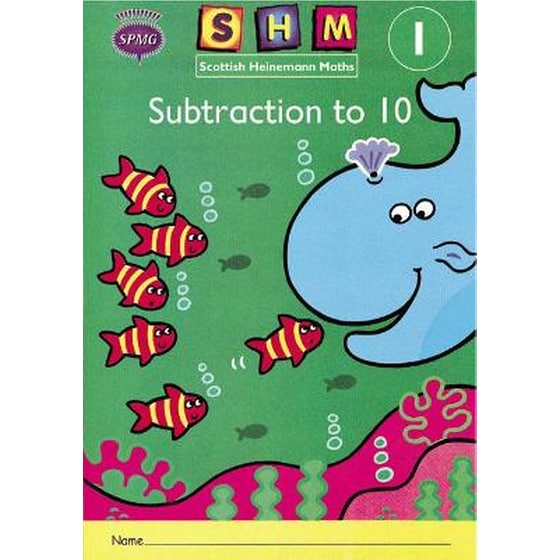 Scottish Heinemann Maths 1: Subtraction to 10 Activity Book 8 Pack image 0