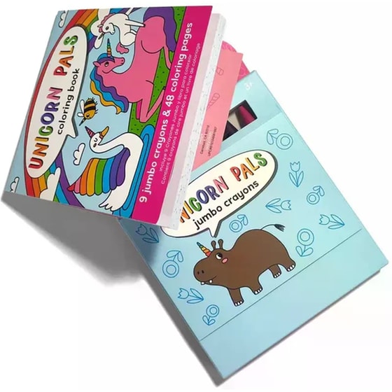 Σετ Ζωγραφικής & Κηρομπογιά Ooly Jumbo Unicorn (10 Τεμάχια) image 4