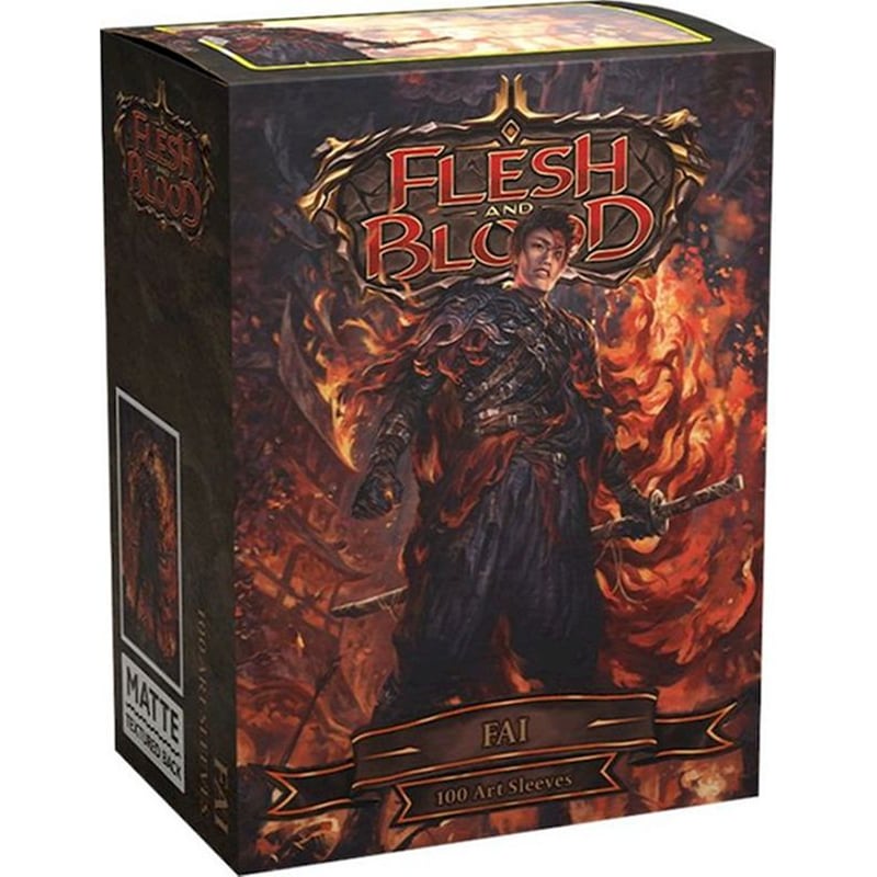 ARCANE TINMEN Flesh And Blood Uprising Fai Dragon Shield Matte Art Sleeves (100 Sleeves)