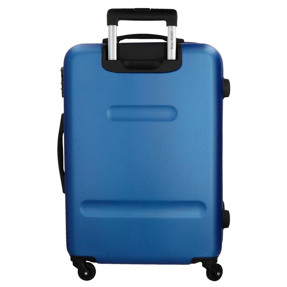 Βαλίτσα Μεγάλη Roll Road Flex από Abs Blue 75x52x28cm Μπλε image 2