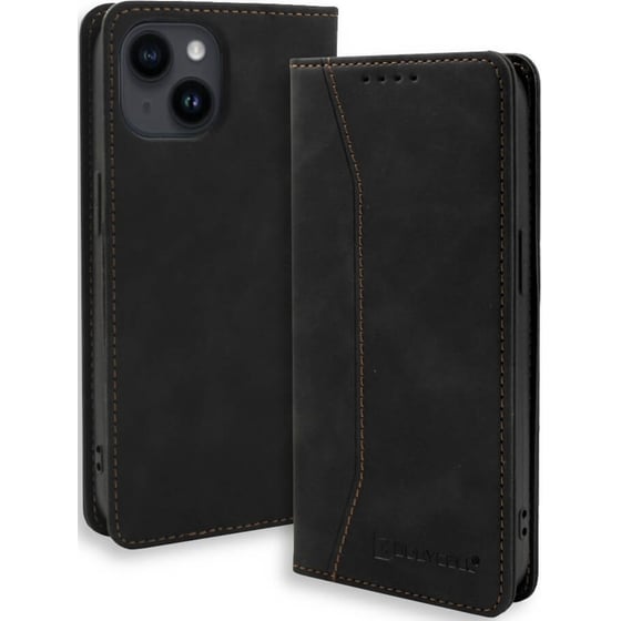 Θήκη Apple iPhone 15 - Bodycell Wallet Case - Black image 0