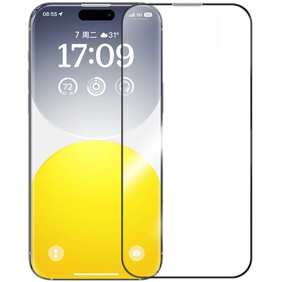 Προστατευτικό οθόνης Apple iPhone 15 Pro Max - Baseus Tempered Glass Sapphire 0.3mm - Διάφανο (p60057504203-03) image 0