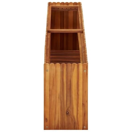 Vidaxl Ζαρντινιέρα Υπερυψωμένη 150 X 30 X 50 Εκ. Μασίφ Ξύλο Ακακίας image 3