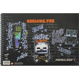 Μπλοκ Ζωγραφικής Graffiti Minecraft 21x31cm Α4 30 Φύλλων