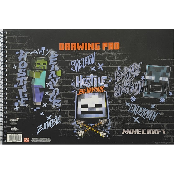Μπλοκ Ζωγραφικής Graffiti Minecraft 21x31cm Α4 30 Φύλλων image 0