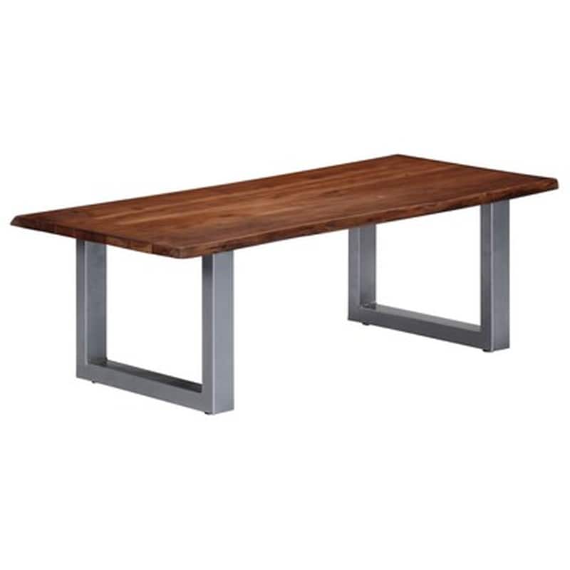 Τραπεζάκι Σαλονιού VidaXL από Μασίφ Ξύλο Ακακίας 115x60x40cm - Καφέ