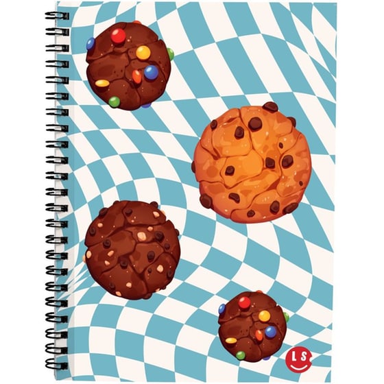 Τετράδιο Σπιράλ Lycsac 17x25cm 2 Θεμάτων City Foodies (1 Τεμάχιο) image 1