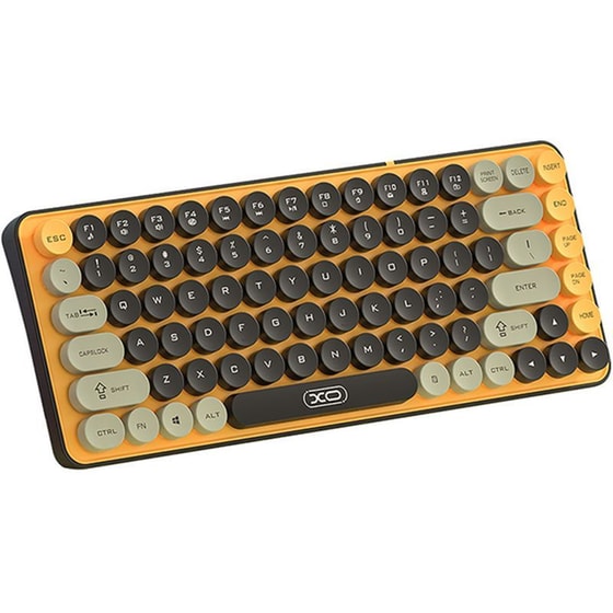 XO KB-12 Ασύρματο Bluetooth Πληκτρολόγιο Yellow (US) image 2
