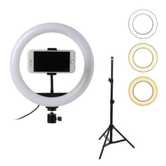 Selfie Ring Light 13and Quot;/32cm Με Τρίποδο 1,6m Q-l200 - Andowl - Selfie Ring Light image 0