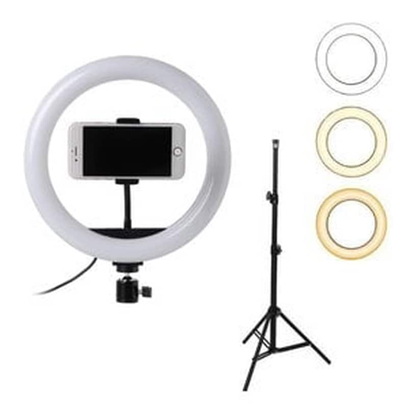 ANDOWL Selfie Ring Light 13and Quot;/32cm Με Τρίποδο 1,6m Q-l200 - Andowl - Selfie Ring Light