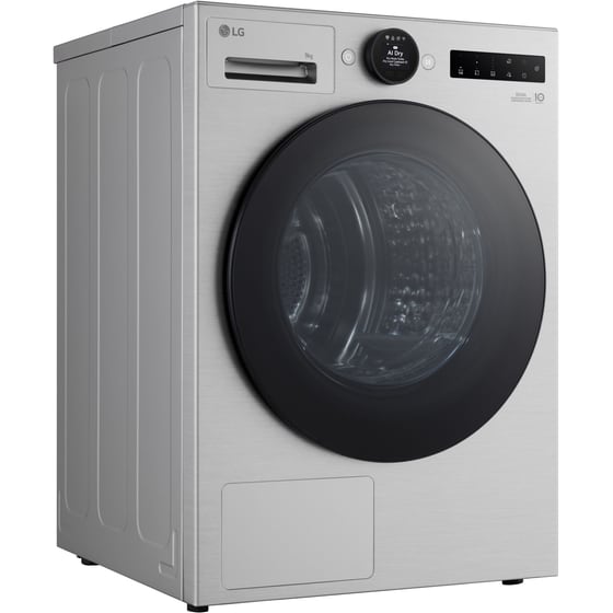 LG RHX7009TSB 9 kg με Αντλία Θερμότητας Ασημί Στεγνωτήριο Ρούχων image 3