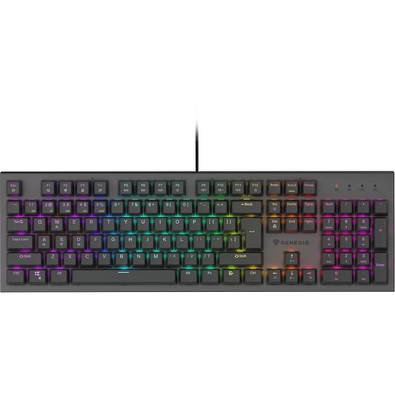 Genesis Thor 303 Gaming Μηχανικό Ενσύρματο USB Πληκτρολόγιο RGB Μαύρο (US) image 0