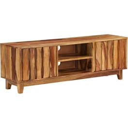 Έπιπλο Τηλεόρασης VidaXL Μασίφ Ξύλο 118x30x40 cm - Καφέ