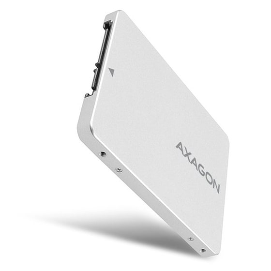 AXAGON RSS-M2SD SATA Adapter για M.2 SATA SSD έως 80mm Ασημί image 0