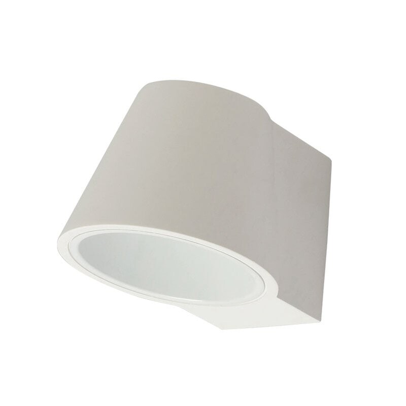 ACA DECOR Απλίκα Τοίχου Aca Awg85441w Γύψινη 12.5x15.4x10.3 cm - Λευκή