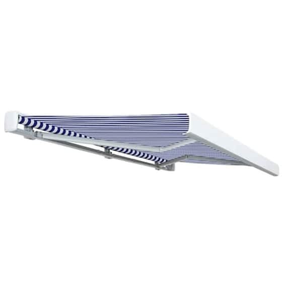 Vidaxl Τέντα Κασετίνα Με Μοτέρ Μπλε / Λευκή 350 X 250 Εκ. image 3