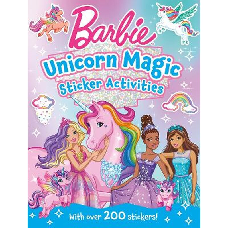Barbie Unicorn Magic Sticker Activity Book