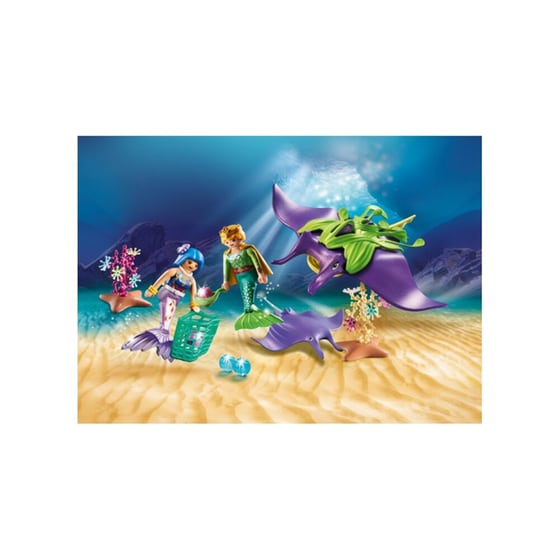 PLAYMOBIL® Magic Συλλέκτες Μαργαριταριών με Γιγάντιο Σαλάχι Μάντα (70099) image 2