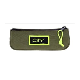 Κασετίνα Βαρελάκι City Eclair Jeans Μονή Χακί
