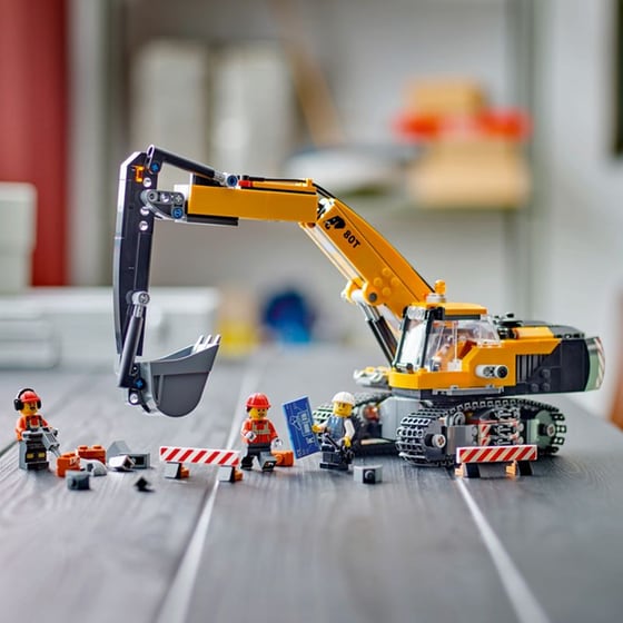LEGO® City Yellow Construction Excavator (60420) image 1
