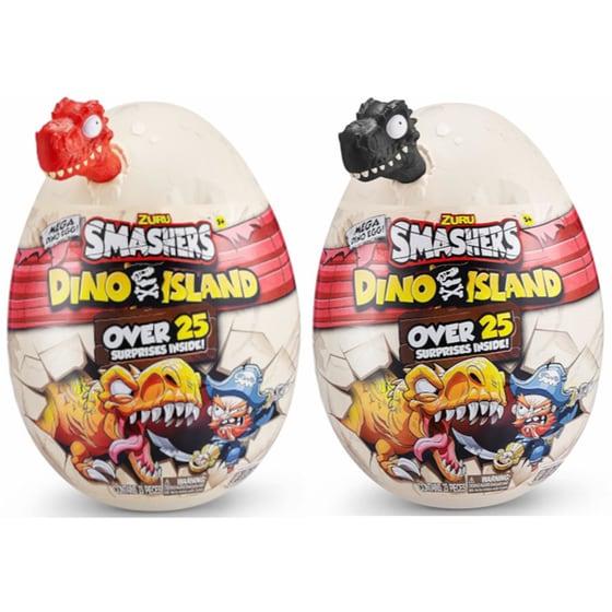 Φιγούρες Zuru Smashers S5 Dino Island Μεγάλο Αυγό με Δεινόσαυρο image 0