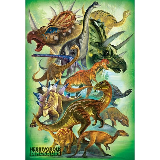 Παζλ Eurographics Herbivorous Dinosaurs (100 Κομμάτια) image 2