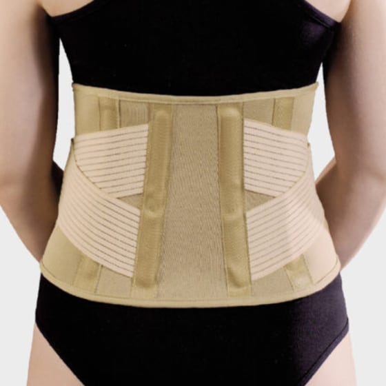 Ζώνη Μέσης Anatomichelp Gold 21cm 3044 Δετή Medium - Μπεζ image 1