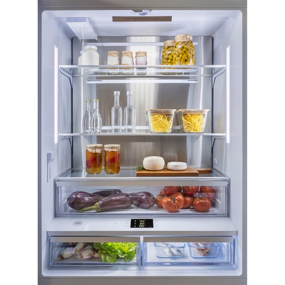 BERTAZZONI RBM75S5FPNSXPRO 449 Lt Inox Εντοιχιζόμενος Ψυγειοκαταψύκτης image 6