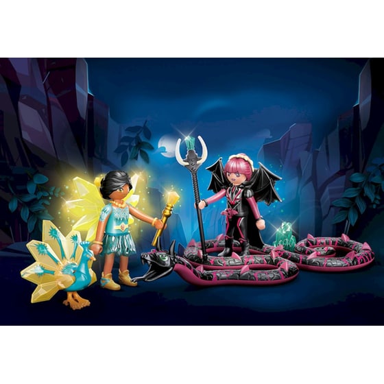 PLAYMOBIL® Ayuma Crystal Fairy και Bat Fairy με Μαγικά Ζώα (70803) image 3