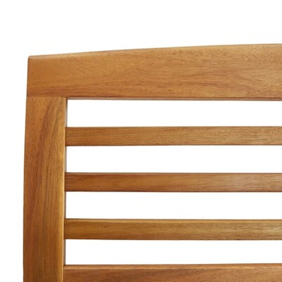 Παγκάκι Κήπου VidaXL από Μασίφ Ξύλο Ακακίας 119x67x83 cm - Καφέ image 5