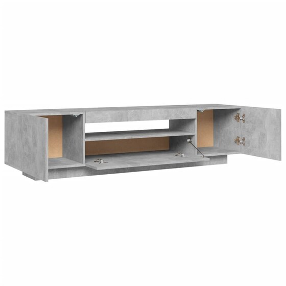 Έπιπλο Τηλεόρασης VidaXL από Μοριοσανίδα 160x35x40cm - Γκρι image 10