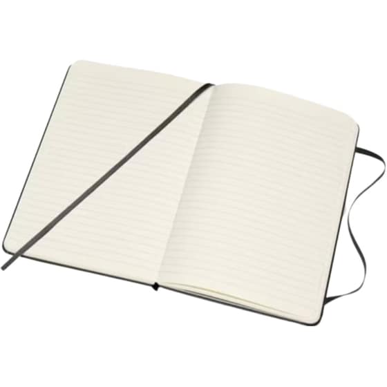 Σημειωματάριο Moleskine Ριγέ Medium Μαύρο (1 Τεμάχιο) image 2