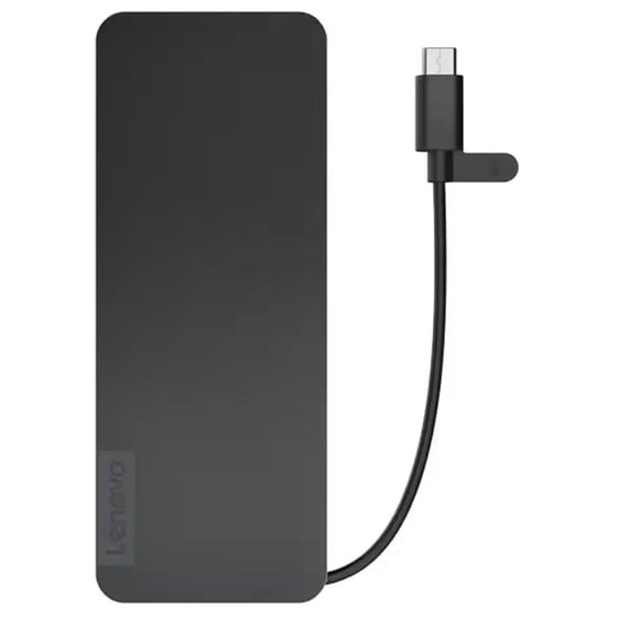 Docking Station Lenovo USB-C Slim Travel - Μαύρο image 3